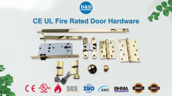 Stainless Steel 304 Pb Fire Rated Door Furniture Building Hardware Construction Door Ironmongery Lock Hinge Hardware Interior Commercial Door Accessories